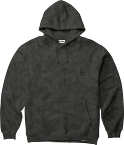 Etnies Black-Black Etnies TEAM EMBROIDERY WASH PULLOVER ZB24D95 Black-Black