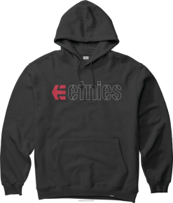 Etnies Black-Red-White Etnies ECORP PULLOVER ZB24D107 Black-Red-White