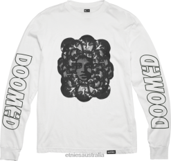 Etnies DOOMED L/S TEE White Etnies ZB24D798 White