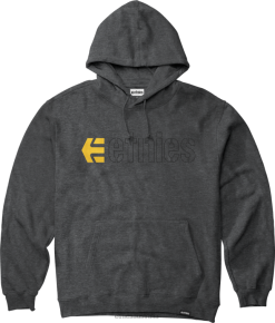 Etnies ECORP PULLOVER Black-Charcoal-Gold Etnies ZB24D106 Black-Charcoal-Gold
