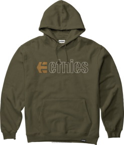 Etnies ECORP PULLOVER Etnies Military ZB24D105 Military