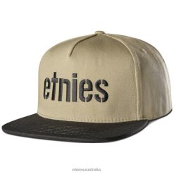 Etnies Etnies Corp Snapback Hat Khaki ZB24D376 Khaki