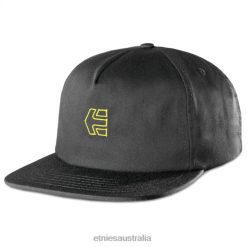 Etnies Etnies Icon Strapback Hat Black/Yellow ZB24D249 Black/Yellow
