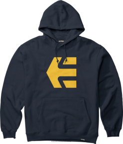 Etnies Etnies Navy-Yellow CLASSIC ICON PULLOVER ZB24D92 Navy-Yellow