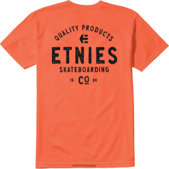 Etnies Etnies SKATE CO TEE Orange ZB24D121 Orange