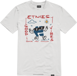 Etnies Etnies White VIBES KIDS TEE ZB24D875 White