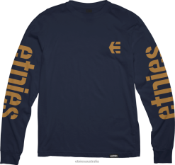 Etnies Navy-Gum ICON LS TEE Etnies ZB24D114 Navy-Gum