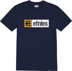 Etnies NEW BOX TEE Etnies Navy-Gum ZB24D87 Navy-Gum