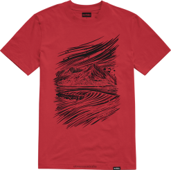 Etnies RP SCENIC TEE Etnies Red ZB24D751 Red
