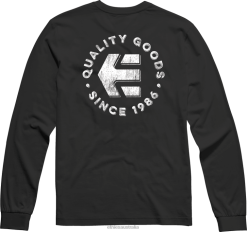 Etnies SINCE 1986 LS TEE Etnies Black-White ZB24D123 Black-White