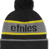 Etnies STENCIL POM BEANIE Etnies Black/Yellow ZB24D847 Black/Yellow