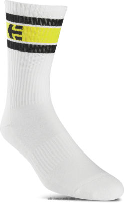 Etnies STENCIL SOCK Etnies White/Black ZB24D838 White/Black