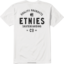 Etnies White-Black SKATE CO TEE Etnies ZB24D120 White-Black